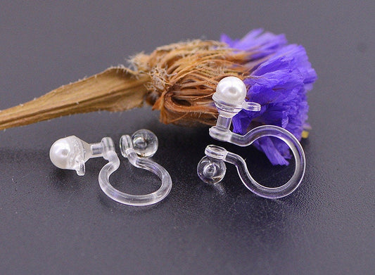 Invisible clip on earring