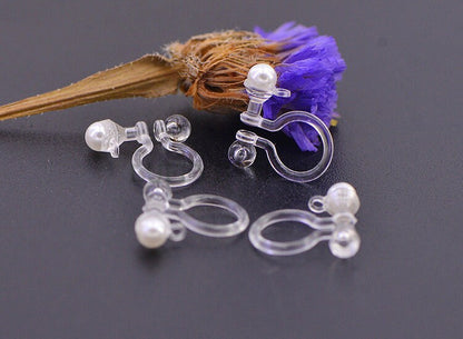 Invisible clip on earring