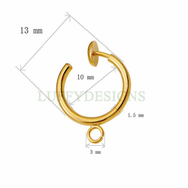Clip On Fake Earring