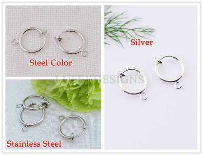 Clip On Fake Earring