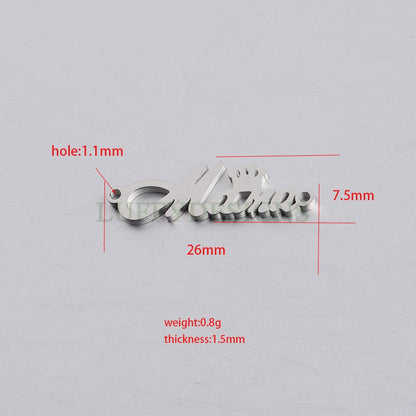 10pcs Mama Charm Pendant, Mama Connector Links, Bracelet/Necklace Making Findings for Mother, Mothers Day Gift, Gold plated Stainless Steel