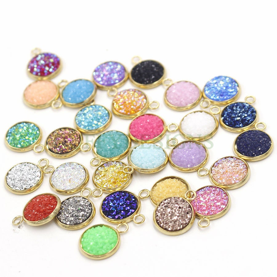 12mm Druzy Charms