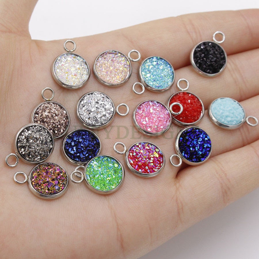 12mm Druzy Charms