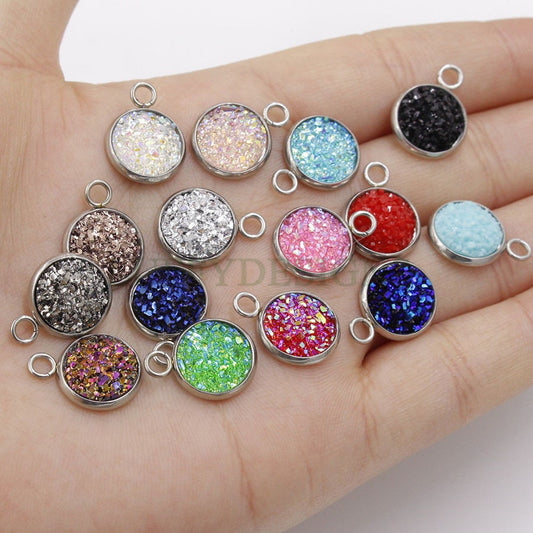 12mm Druzy Charms