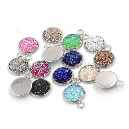 12mm Druzy Charms