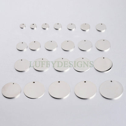 Round Disc Tags