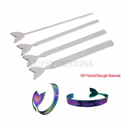 Mermaid Tail Cuff Blanks