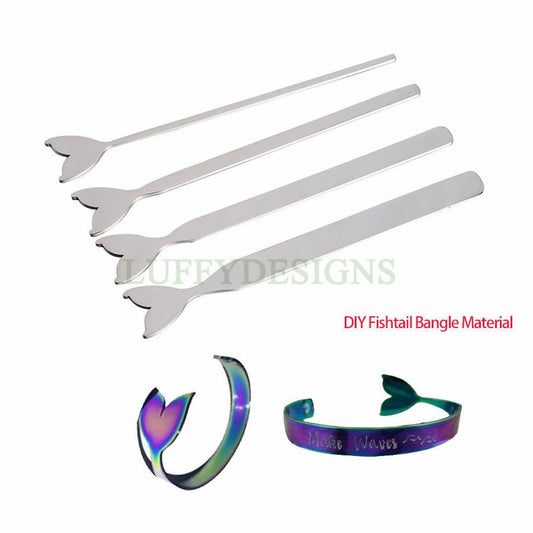 Mermaid Tail Cuff Blanks