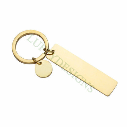 Blank bar keychain
