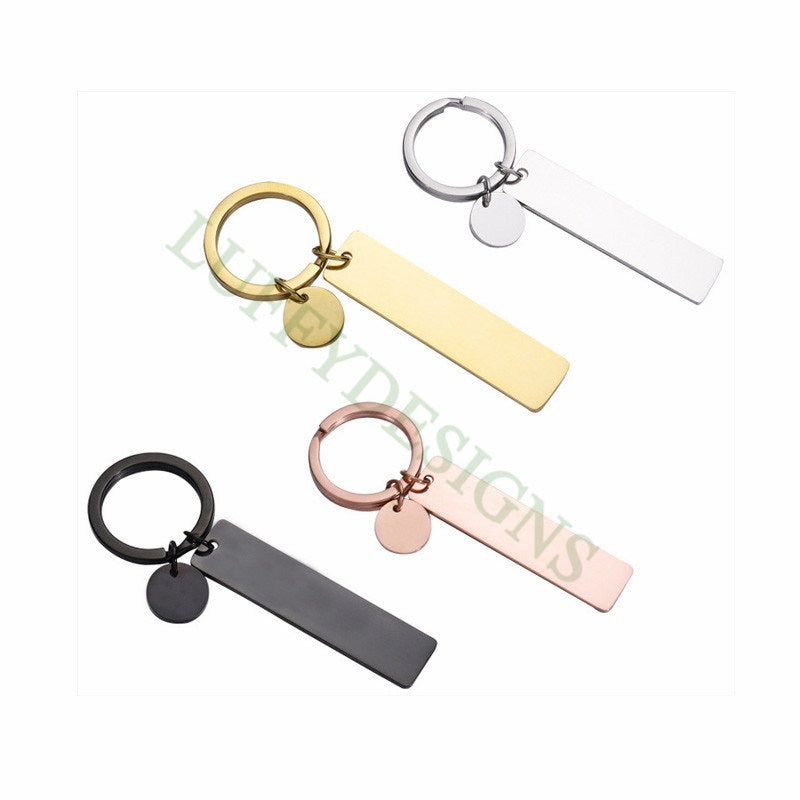 Blank bar keychain