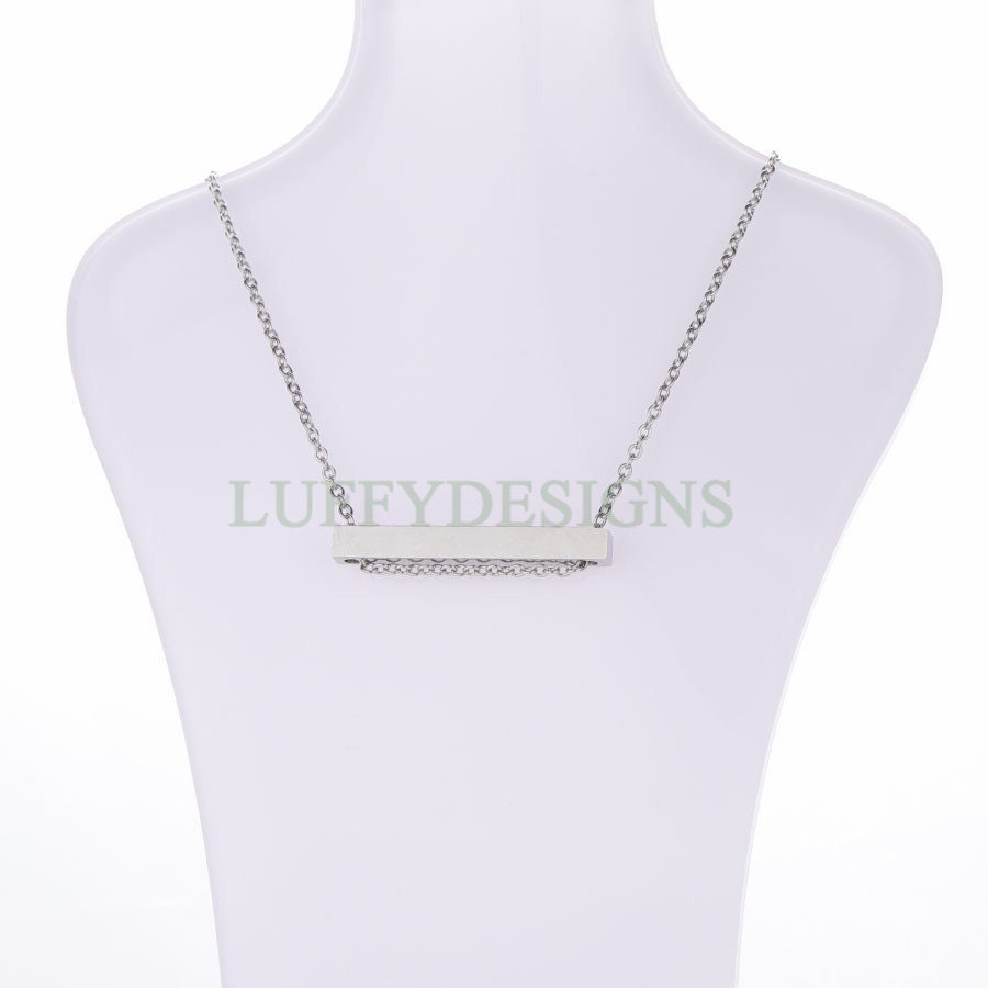 Blank bar necklace