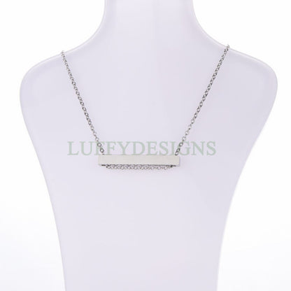 Blank bar necklace