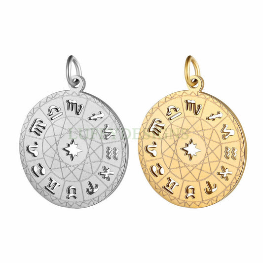 Zodiac Constellation Charm
