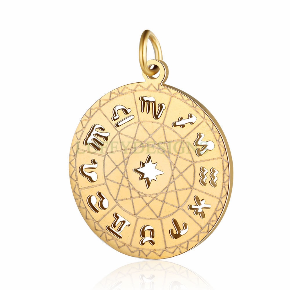 Zodiac Constellation Charm