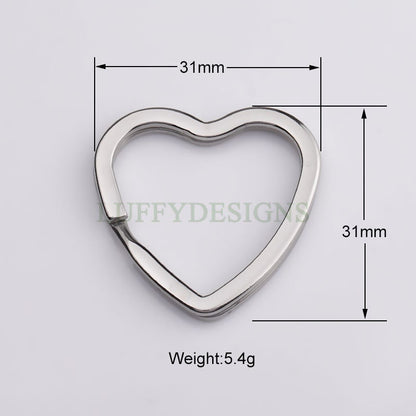 Heart Key Rings