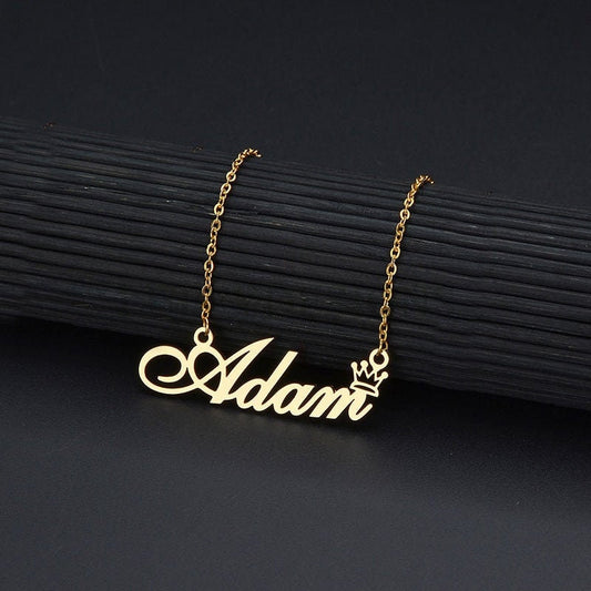 Personalized Name Jewelry, Custom Name Necklace, Custom Word Gifts, Gold Name Necklace, Rose Gold Name Necklace, Monogram Necklace