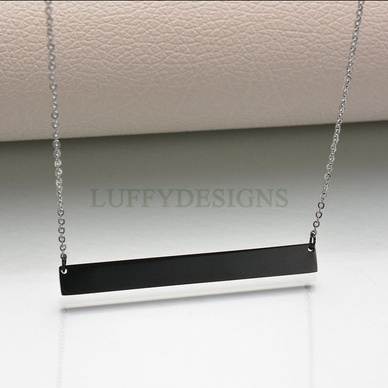 Personalize Bar Necklace,Custom Name Necklace,Gold Necklace,Gold Jewelry,Engraved Necklace,Bridesmaid Gift,Friendship Necklace,Chrismas Gift