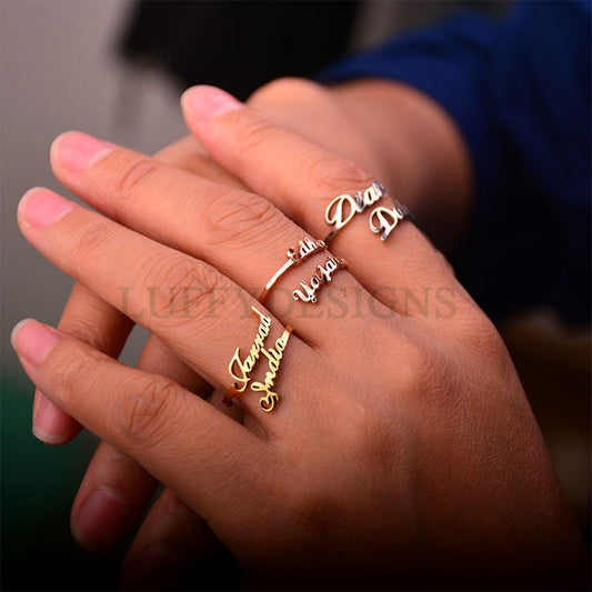 Personalized Couples Ring