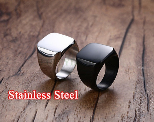 Personalized Ring, Custom Name Ring, Gold Men Ring, Promise Ring, Engraved Ring, Gift For Men, Men's Wedding Ring, Father's Day Gift