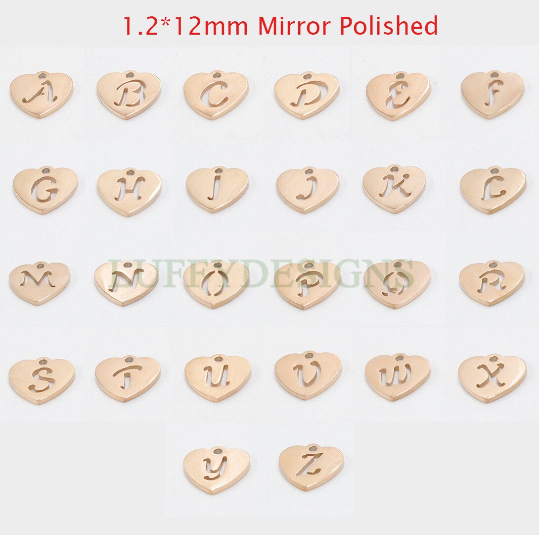 Initial Heart Charm