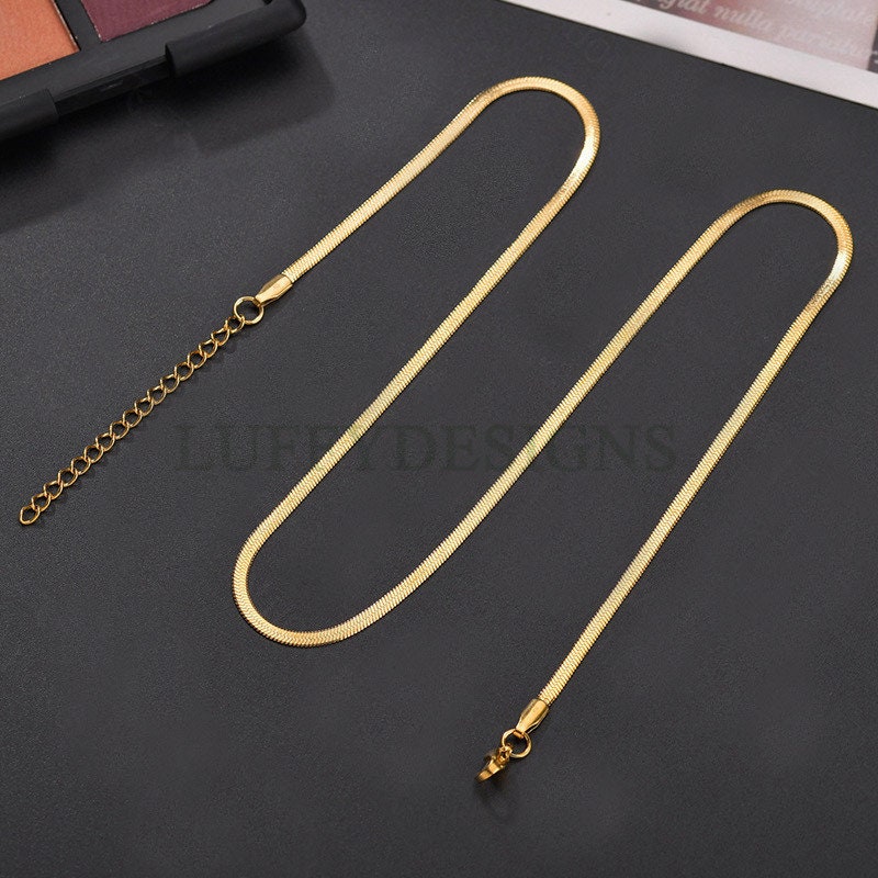 Flat Snake Necklace