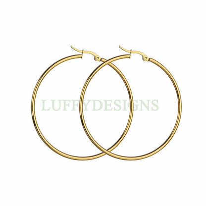 20pcs Open Clip Hoop Earrings, Clicker Ring Hoops, Earring Findings, Round Circle Ring Hoop, Big Large Ring Ear Studs Pierced Jewelry
