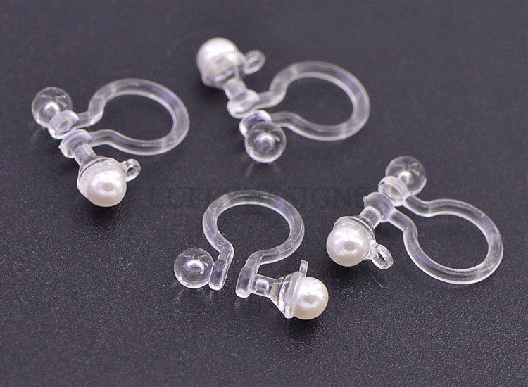 Invisible clip on earring