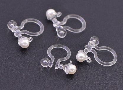 Invisible clip on earring