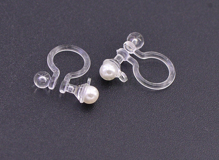 Invisible clip on earring