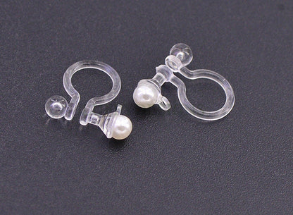 Invisible clip on earring
