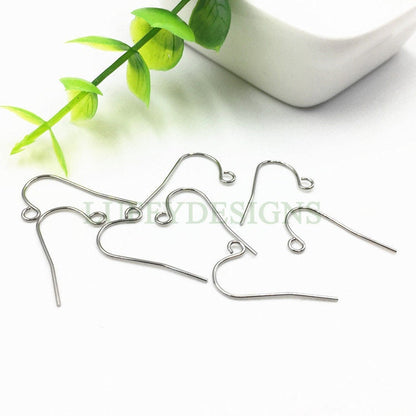 10pcs Gold Ear Wire Hooks, Earring Hooks, Earring Findings, 316L Stainless Steel Hypo Allergenic French Hooks, Earring Wires, Fish Hooks
