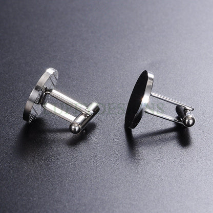 18mm French cufflinks blank