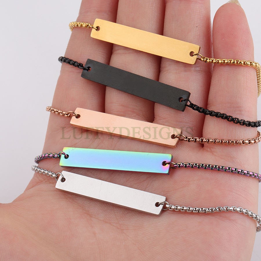 Blank bar bracelet
