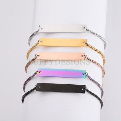Blank bar bracelet