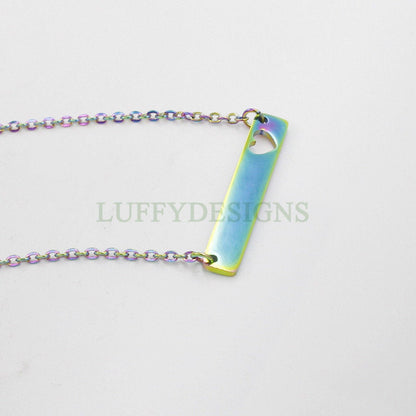 Blank bar necklace supplies
