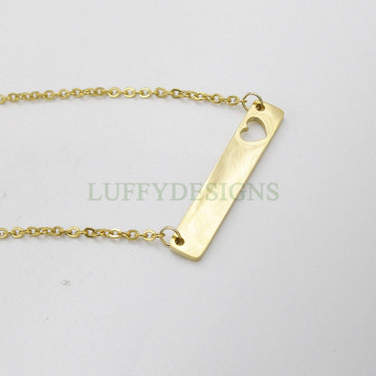 Blank bar necklace supplies