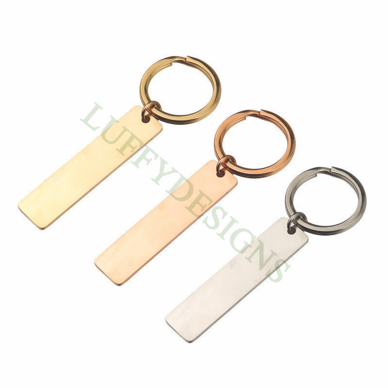 Blank bar keychain