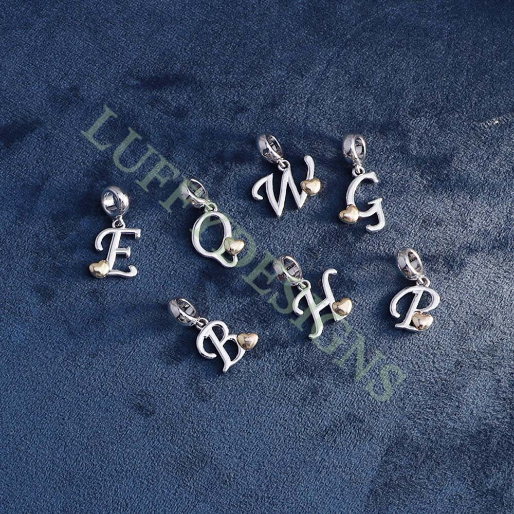 Initial Heart Charm