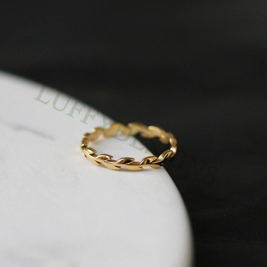 5pcs Olive Leaves Ring, Vine Plant Ring, Leaves Jewelry, Simple Leaves Ring, Dainty Delicate Ring, Gold Minimalist Ring, Gold Steel Ring