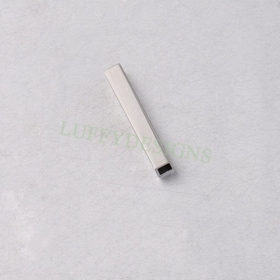 10pcs Rectangle Beads 17x5mm, Gold Beads, Geometric Beads, Rectangle Spacer Beads Charm for Bracelet Necklace Supply, 18K Gold plated Steel