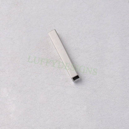 10pcs Rectangle Beads 17x5mm, Gold Beads, Geometric Beads, Rectangle Spacer Beads Charm for Bracelet Necklace Supply, 18K Gold plated Steel