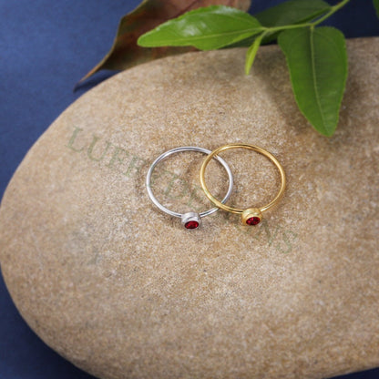 10pcs Colorful Crystal Zircon Ring, Swarovski Birthstone Ring, Steel Ring, Gold Round Ring, Birthstone Gemstone CZ Ring, Wholesale Ring