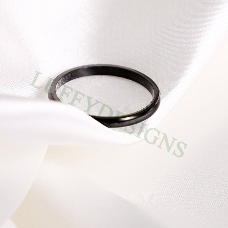 10pcs Gold Thin Ring, Dainty Ring, Gold Minimalist Ring, Stacking Ring, Simple Matte Ring, 18K Gold Stainless Steel Ring, Wedding Band Ring