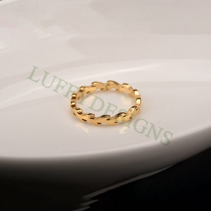 5pcs Olive Leaves Ring, Vine Plant Ring, Leaves Jewelry, Simple Leaves Ring, Dainty Delicate Ring, Gold Minimalist Ring, Gold Steel Ring