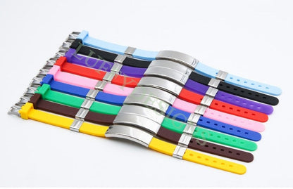 5pcs Medical ID Bracelet, Silicone & Stainless Steel Medical Alert ID Bracelet, Personalized Emergency Bracelet, Adjustable Allergy Bracelet