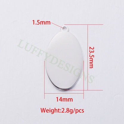 Oval Tags
