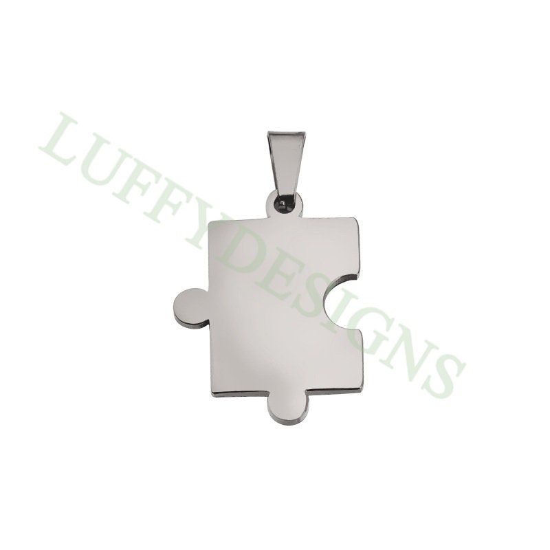 10pcs Autism Awareness Charms, Puzzle Piece Charms, 18K Gold plated Stainless Steel, Autism Research Findings, Autism Puzzle Pendant