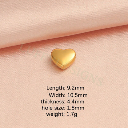 3D Heart Charms