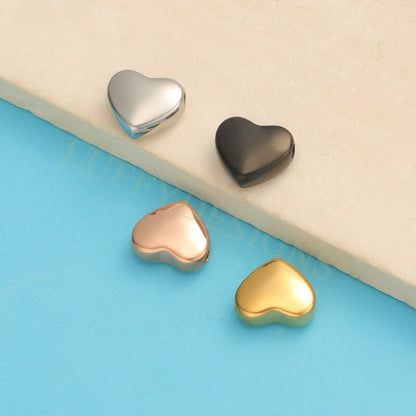 3D Heart Charms