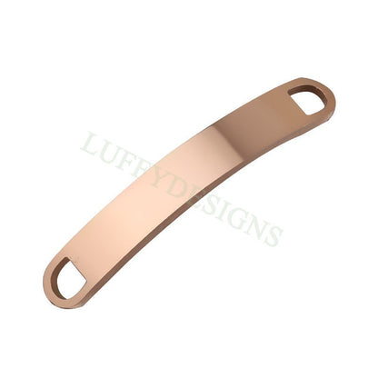 10pcs Blank Bar Charms 39x6mm, Bar Bracelet Supplies, Gold Steel Bar Blanks, Stamping Bar Supplies, DIY Engraving Supplies, Engraving Supply